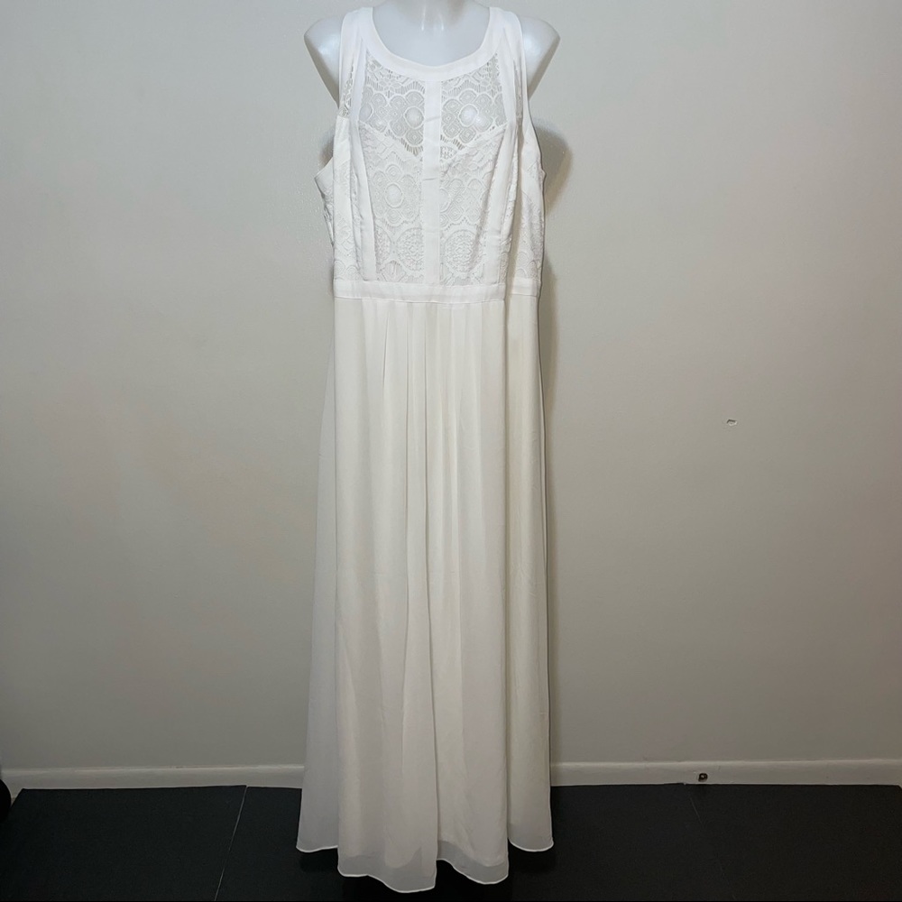 Long Lace Halter Dress